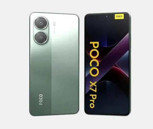Xiaomi Poco X7 PRO 5G 256GB ROM 8GB RAM Dual SIM GSM Unlocked   Green