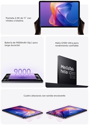 Xiaomi Redmi Pad 2 Only WiFi  No Calls or Text  11 2 5K Octa Core 4 Speakers Global ROM 9000mAh Bluetooth 5 3 8MP Model 25040RP0AL  Graphite Gray  256GB   8GB 