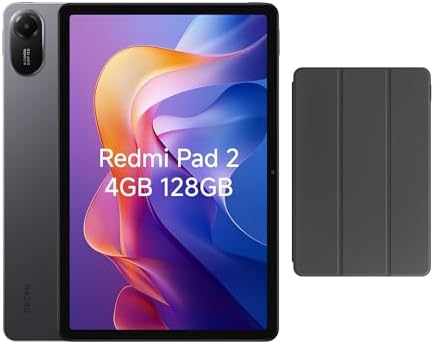 Xiaomi Redmi Pad 2 Only WiFi  No Calls or Text  11 2 5K Octa Core 4 Speakers Global ROM 9000mAh Bluetooth 5 3 8MP Model 25040RP0AL  Graphite Gray  256GB   8GB 
