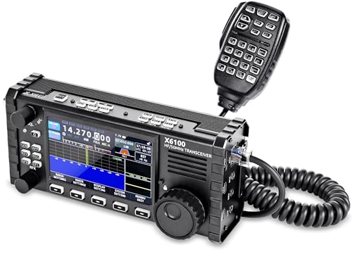 Xiegu X6100 HF Transceiver SDR HF/50MHz Full Mode Built in Battery and Auto Antenna Tuner