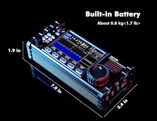 Xiegu X6100 HF Transceiver SDR HF/50MHz Full Mode Built in Battery and Auto Antenna Tuner