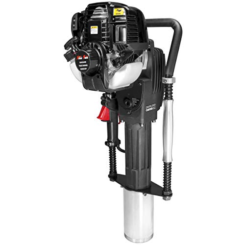 XtremepowerUS 38cc Gas Powered T Post Driver Fence Post Driver Gasoline Piling 4 Stroke EPA Certificated w/Rolling Case