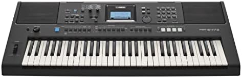 YAMAHA  61 Key Touch Sensitive Advanced Portable Keyboard with Power Adapter   PSRE473 