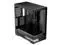 YAWYORE Gaming PC ATX Medium Tower Computer Case Compatible Micro ATX/Mini ITX Support 360 Water Cooling/Easy Removal/Back Plug Main Board /270   Ocean View Room Chassis  Black