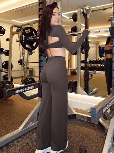 YEOREO Workout Leggings Womens No Front Seam Straight Leggings 29/ 31 5/ 33/ 35  High Waist Buttery Eddiy Gym Yoga Pants