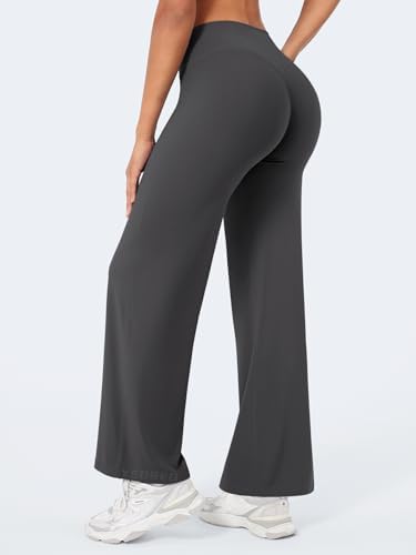 YEOREO Workout Leggings Womens No Front Seam Straight Leggings 29/ 31 5/ 33/ 35  High Waist Buttery Eddiy Gym Yoga Pants