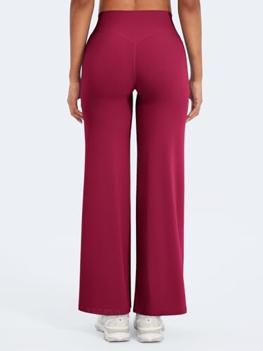 YEOREO Workout Leggings Womens No Front Seam Straight Leggings 29/ 31 5/ 33/ 35  High Waist Buttery Eddiy Gym Yoga Pants