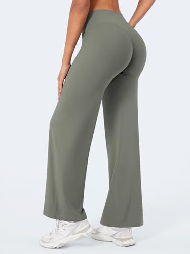 YEOREO Workout Leggings Womens No Front Seam Straight Leggings 29/ 31 5/ 33/ 35  High Waist Buttery Eddiy Gym Yoga Pants