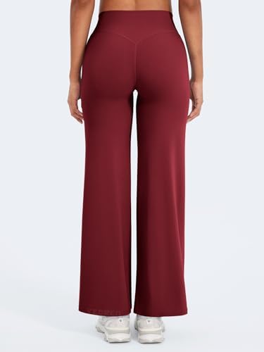 YEOREO Workout Leggings Womens No Front Seam Straight Leggings 29/ 31 5/ 33/ 35  High Waist Buttery Eddiy Gym Yoga Pants