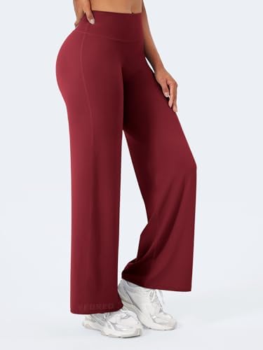 YEOREO Workout Leggings Womens No Front Seam Straight Leggings 29/ 31 5/ 33/ 35  High Waist Buttery Eddiy Gym Yoga Pants