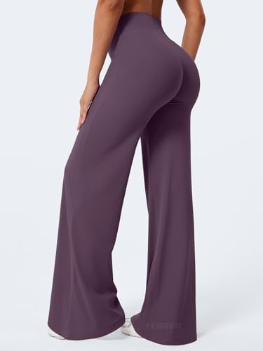 YEOREO Workout Leggings Womens No Front Seam Straight Leggings 29/ 31 5/ 33/ 35  High Waist Buttery Eddiy Gym Yoga Pants