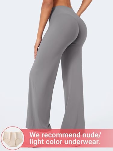 YEOREO Workout Leggings Womens No Front Seam Straight Leggings 29/ 31 5/ 33/ 35  High Waist Buttery Eddiy Gym Yoga Pants