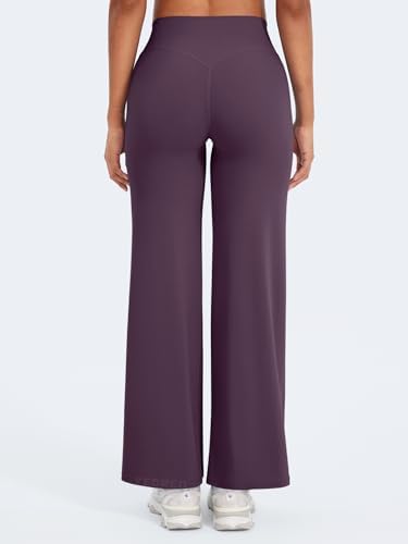 YEOREO Workout Leggings Womens No Front Seam Straight Leggings 29/ 31 5/ 33/ 35  High Waist Buttery Eddiy Gym Yoga Pants