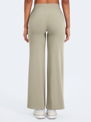 YEOREO Workout Leggings Womens No Front Seam Straight Leggings 29/ 31 5/ 33/ 35  High Waist Buttery Eddiy Gym Yoga Pants