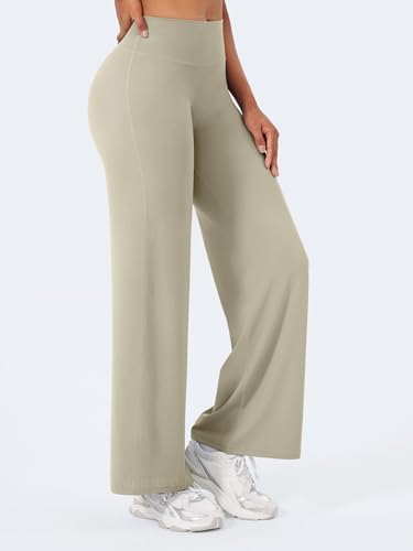 YEOREO Workout Leggings Womens No Front Seam Straight Leggings 29/ 31 5/ 33/ 35  High Waist Buttery Eddiy Gym Yoga Pants