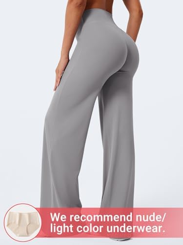 YEOREO Workout Leggings Womens No Front Seam Straight Leggings 29/ 31 5/ 33/ 35  High Waist Buttery Eddiy Gym Yoga Pants