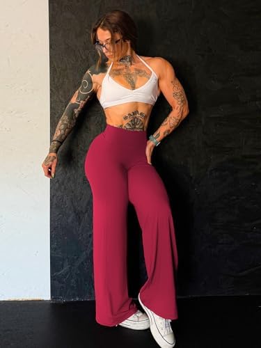 YEOREO Workout Leggings Womens No Front Seam Straight Leggings 29/ 31 5/ 33/ 35  High Waist Buttery Eddiy Gym Yoga Pants