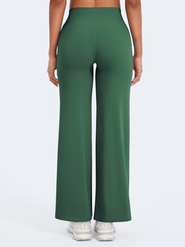 YEOREO Workout Leggings Womens No Front Seam Straight Leggings 29/ 31 5/ 33/ 35  High Waist Buttery Eddiy Gym Yoga Pants