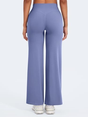 YEOREO Workout Leggings Womens No Front Seam Straight Leggings 29/ 31 5/ 33/ 35  High Waist Buttery Eddiy Gym Yoga Pants