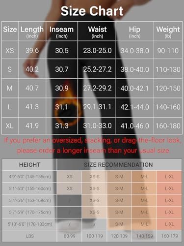 YEOREO Workout Leggings Womens No Front Seam Straight Leggings 29/ 31 5/ 33/ 35  High Waist Buttery Eddiy Gym Yoga Pants