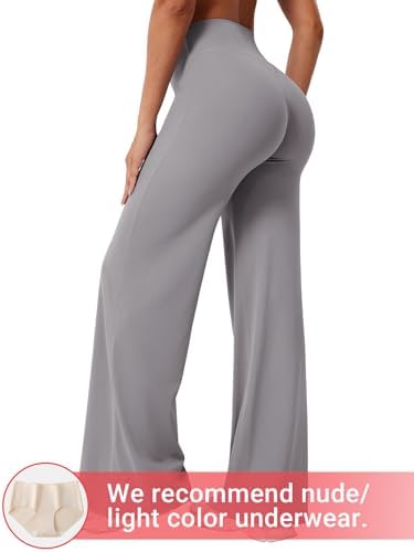 YEOREO Workout Leggings Womens No Front Seam Straight Leggings 29/ 31 5/ 33/ 35  High Waist Buttery Eddiy Gym Yoga Pants