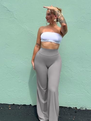 YEOREO Workout Leggings Womens No Front Seam Straight Leggings 29/ 31 5/ 33/ 35  High Waist Buttery Eddiy Gym Yoga Pants