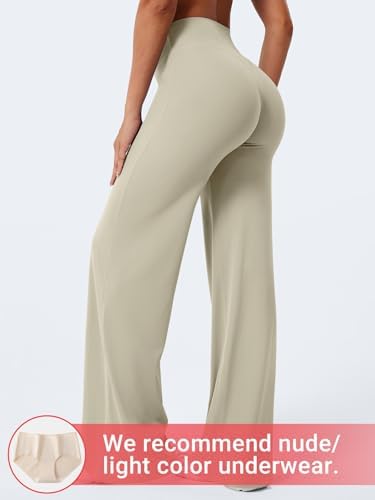 YEOREO Workout Leggings Womens No Front Seam Straight Leggings 29/ 31 5/ 33/ 35  High Waist Buttery Eddiy Gym Yoga Pants