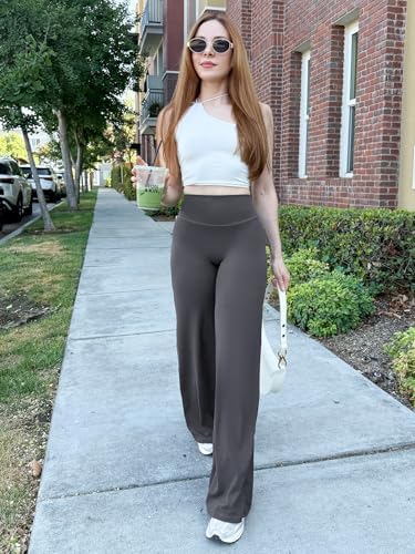 YEOREO Workout Leggings Womens No Front Seam Straight Leggings 29/ 31 5/ 33/ 35  High Waist Buttery Eddiy Gym Yoga Pants