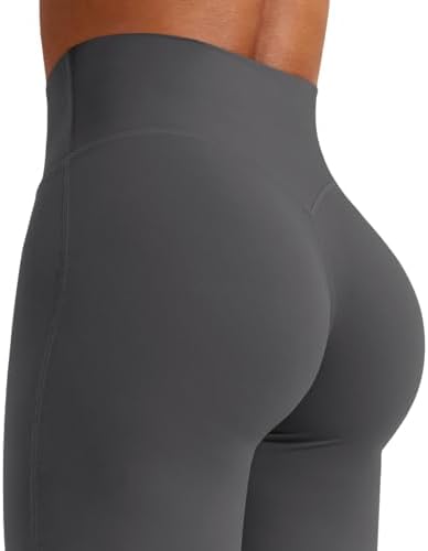 YEOREO Workout Leggings Womens No Front Seam Straight Leggings 29/ 31 5/ 33/ 35  High Waist Buttery Eddiy Gym Yoga Pants