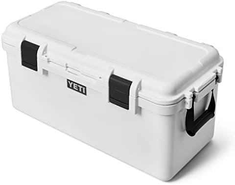 YETI LoadOut 60 GoBox Divided Waterproof Cargo Case  Dry Box  Camera Case  Fishing Tackle Box  White