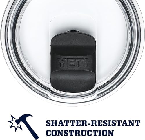 YETI Rambler Lowball apilable 2.0 de 10 onzas, aislado al vacío, acero inoxidable con tapa MagSlider, color negro