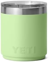 YETI Rambler Lowball apilable 2.0 de 10 onzas, aislado al vacío, acero inoxidable con tapa MagSlider, color negro