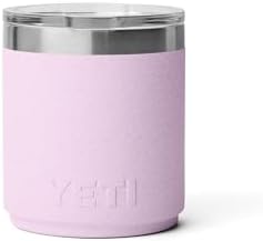 YETI Rambler Lowball apilable 2.0 de 10 onzas, aislado al vacío, acero inoxidable con tapa MagSlider, color negro