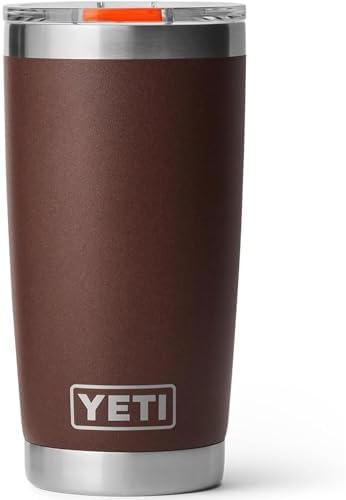 YETI Rambler 20 oz Stainless Steel Vacuum Insulated Tumbler w/MagSlider Lid
