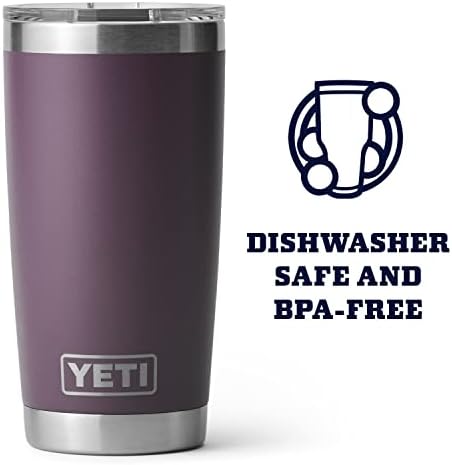 YETI Rambler 20 oz Stainless Steel Vacuum Insulated Tumbler w/MagSlider Lid