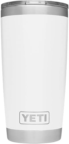 YETI Rambler 20 oz Stainless Steel Vacuum Insulated Tumbler w/MagSlider Lid