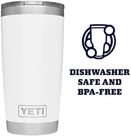 YETI Rambler 20 oz Stainless Steel Vacuum Insulated Tumbler w/MagSlider Lid