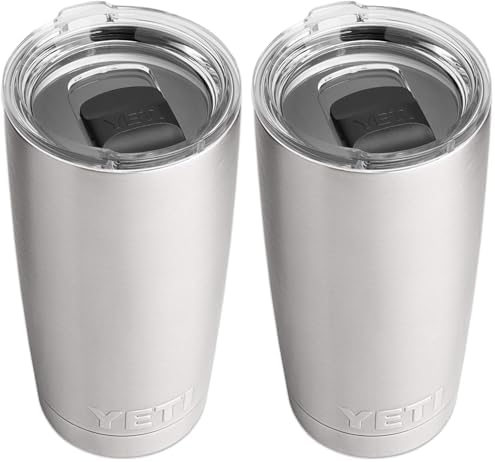 YETI Rambler 20 oz Stainless Steel Vacuum Insulated Tumbler w/MagSlider Lid