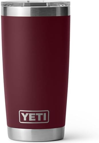 YETI Rambler 20 oz Stainless Steel Vacuum Insulated Tumbler w/MagSlider Lid