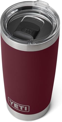 YETI Rambler 20 oz Stainless Steel Vacuum Insulated Tumbler w/MagSlider Lid