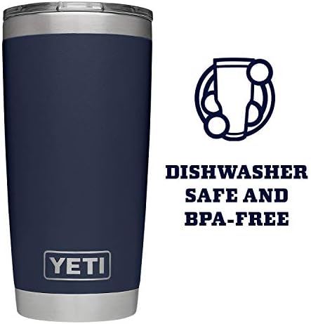 YETI Rambler 20 oz Stainless Steel Vacuum Insulated Tumbler w/MagSlider Lid