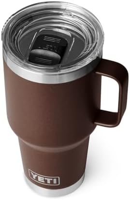 YETI Rambler 30 oz Travel Mug  Stainless Steel  Vacuum Insulated with Stronghold Lid
