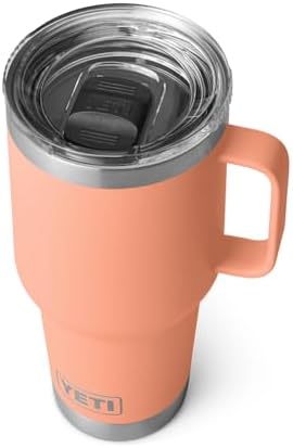 YETI Rambler 30 oz Travel Mug  Stainless Steel  Vacuum Insulated with Stronghold Lid