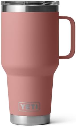 YETI Rambler 30 oz Travel Mug  Stainless Steel  Vacuum Insulated with Stronghold Lid