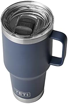YETI Rambler 30 oz Travel Mug  Stainless Steel  Vacuum Insulated with Stronghold Lid