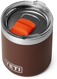 YETI Rambler Lowball  Vacuum Insulated Stainless Steel Stackable Lowball with MagSlider Lid  Stainless Steel  10 oz  296 ml 