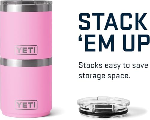 YETI Rambler Lowball  Vacuum Insulated Stainless Steel Stackable Lowball with MagSlider Lid  Stainless Steel  10 oz  296 ml 