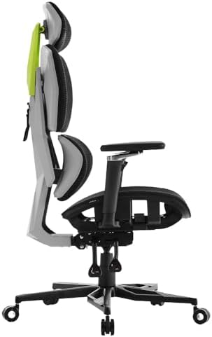 YEYIAN Ergonomic Gaming Chair  Lumbar Support  Adjustable Seat Height  Adjustable Armrests  YAR GAOME M1