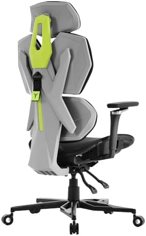 YEYIAN Ergonomic Gaming Chair  Lumbar Support  Adjustable Seat Height  Adjustable Armrests  YAR GAOME M1