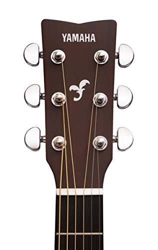 Yamaha 6 String Beginner Solid Spruce Top Traditional Western Dreadnought Acoustic Guitar With Rosewood FIngerboard  Natural Finish  Right   FG800J NT 